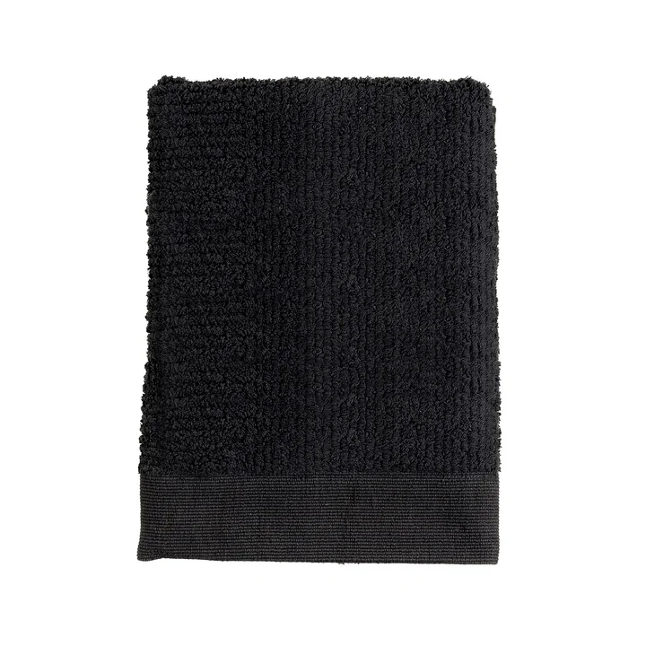 Le Zone Denmark - Classic Serviette de bain, 100 x 50 cm, noir