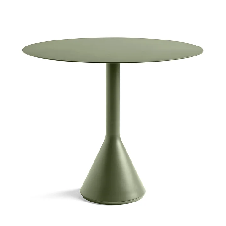 Table Palissade Cone Ø 90 x H 74 cm par HAY en olive