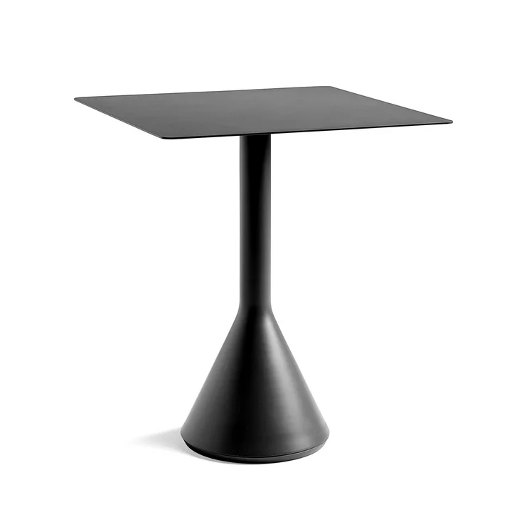 Table de bistrot Palissade Cone 65 x 65 cm, H 74 cm par HAY en anthracite