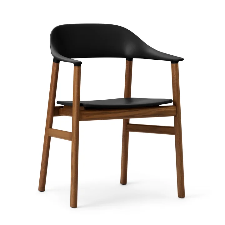 Normann Copenhagen - Fauteuil Herit, chêne fumé / noir