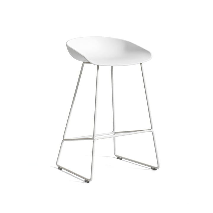 Hay - About A Stool AAS 38 Tabouret de bar H 76, blanc