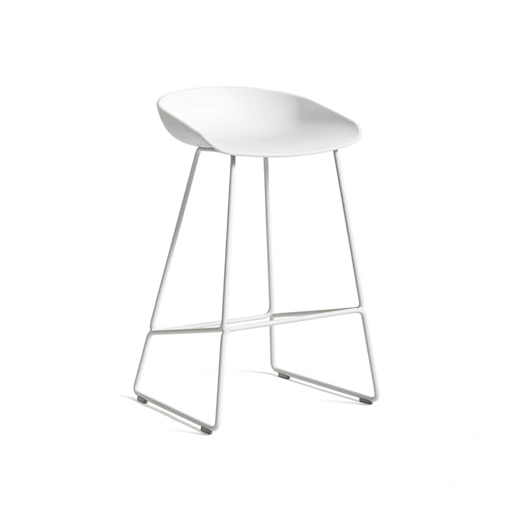 HAY - About A Stool AAS 38 Tabouret de bar H 76, blanc