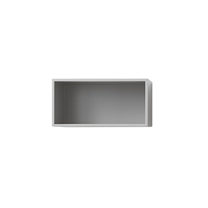 Muuto - Mini Stacked Module d'étagères 2. 0, petit / gris clair