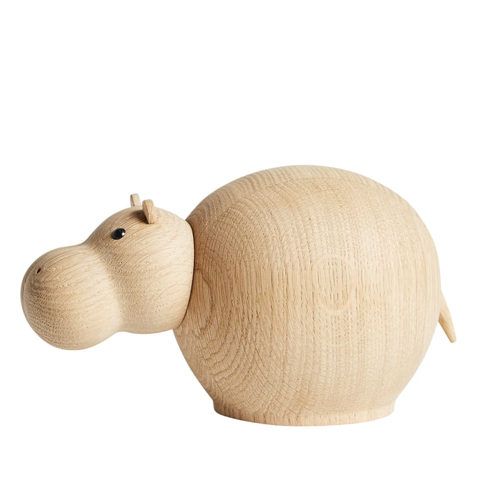 Woud - Hibo Hippo, chêne laqué mat / moyen