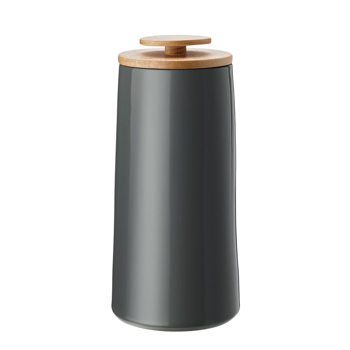 Le Stelton - Emma boîte à café / boîte de rangement en gris foncé