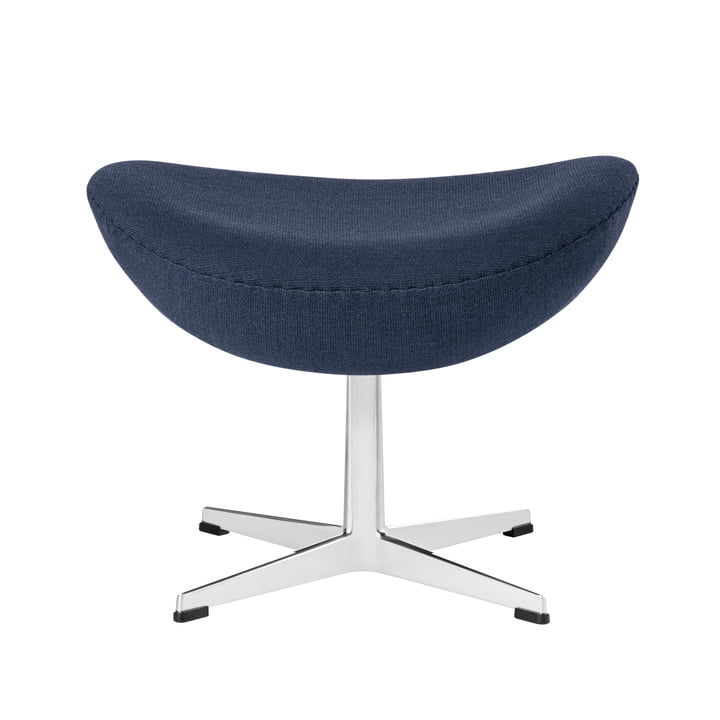 Egg Tabouret de pied de Fritz Hansen en bleu (FH 6001)