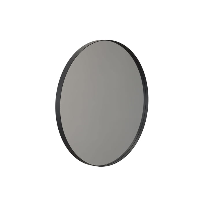 Miroir mural rond Unu 4130, Ø 60 cm en noir de Frost