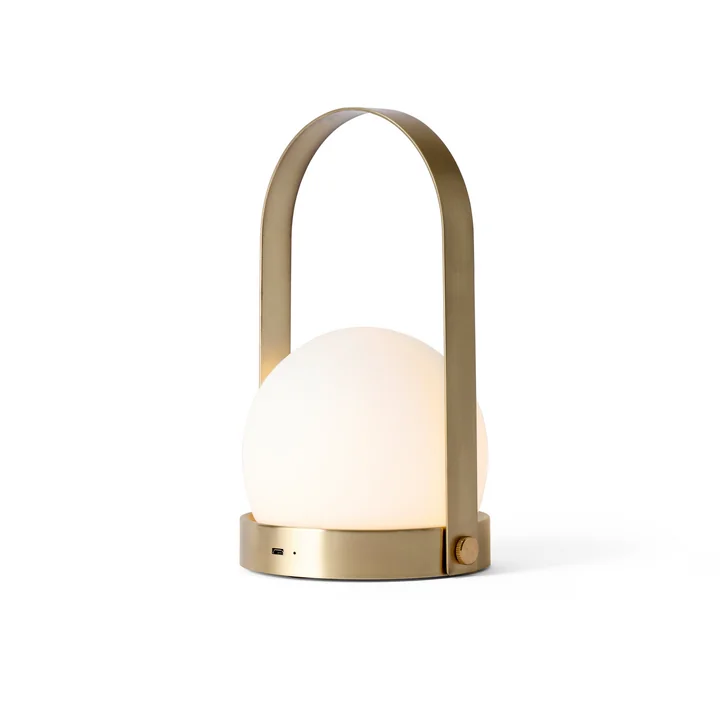 Carrie LED Lamp de Audo en laiton