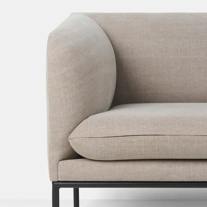 Turn Sofa (2 places) de Ferm Living en coton / lin naturel
