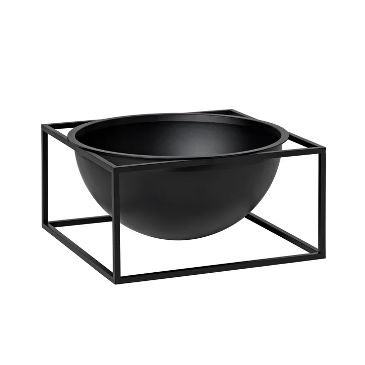 Audo - Kubus Bowl Centerpieces H 1 1. 5 cm, large / noir