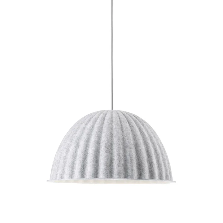 Pendentif sous la cloche Ø 55 cm Muuto en mélange blanc