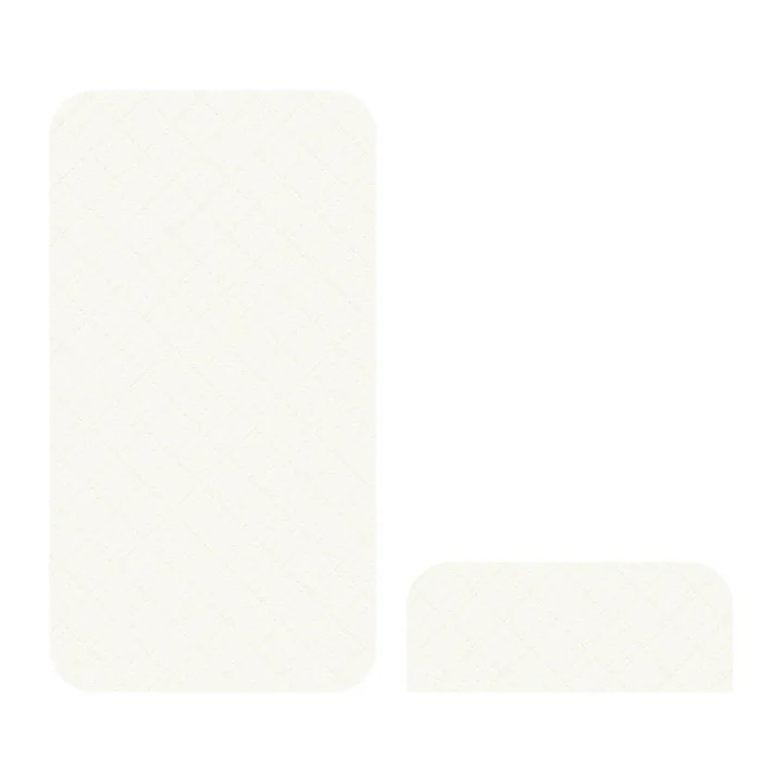 Matelas pour les jeunes & pousses Sebra en blanc crème