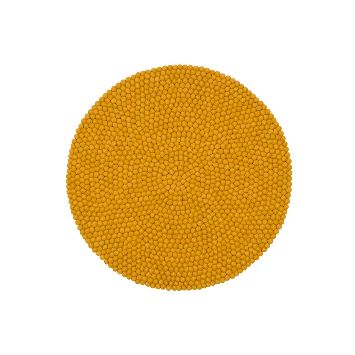 Klara Tapis de boules de feutre, Ø 90 cm de myfelt