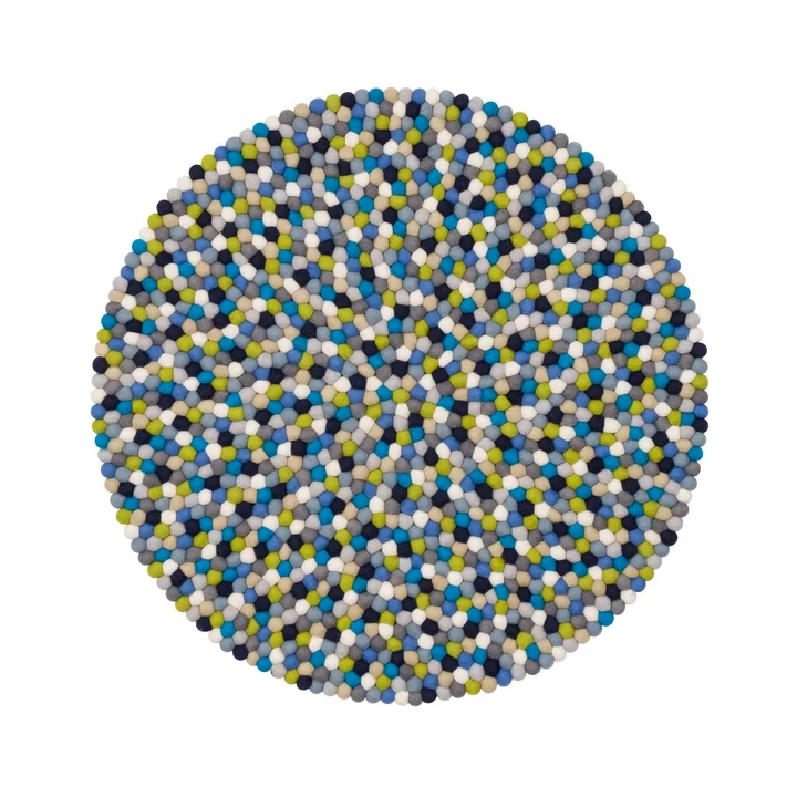 Fritz Tapis de boules de feutre, Ø 140 cm de myfelt