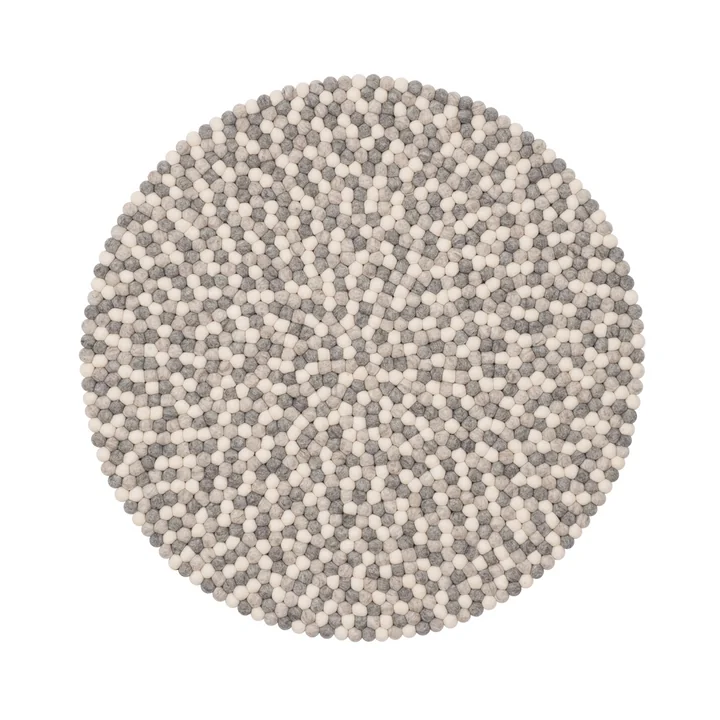 Hella Tapis de boules de feutre, Ø 140 cm de myfelt
