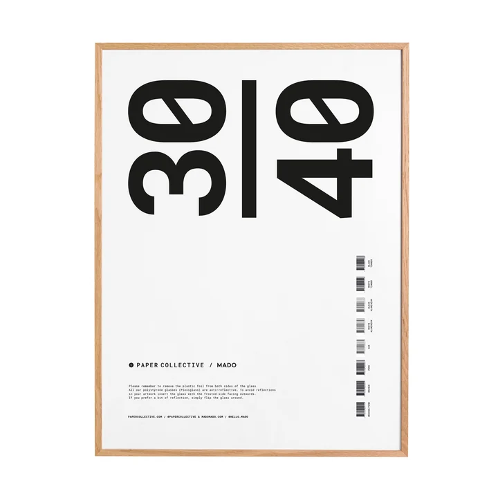 Cadre photo 30 x 40 cm de Paper Collective en chêne