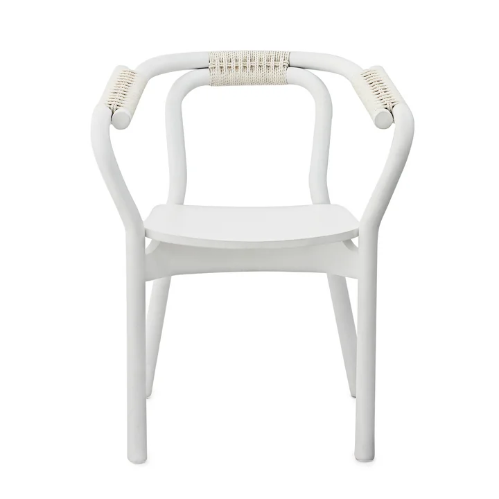 Chaise Knot de Normann Copenhagen en blanc / blanc