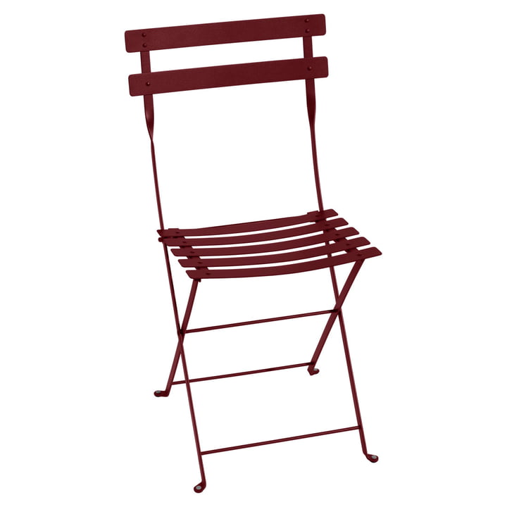 Bistro Chaise pliante en métal de Fermob en ocre rouge