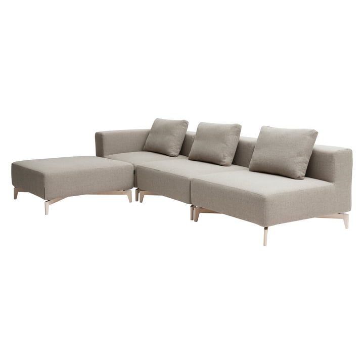 Canapé modulable Passion en frêne / beige par Softline