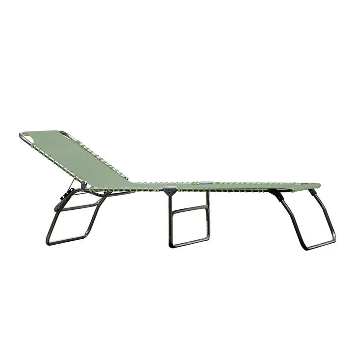 Amigo XXL Chaise longue à trois pieds en sauge de Fiam