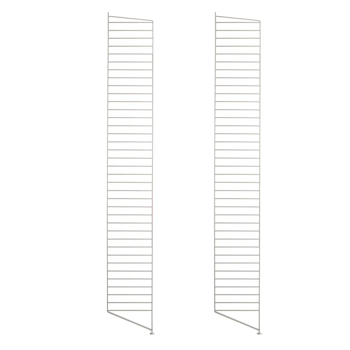 Échelle de sol pour l'étagère String 200 x 30 cm (set de 2) de String en beige