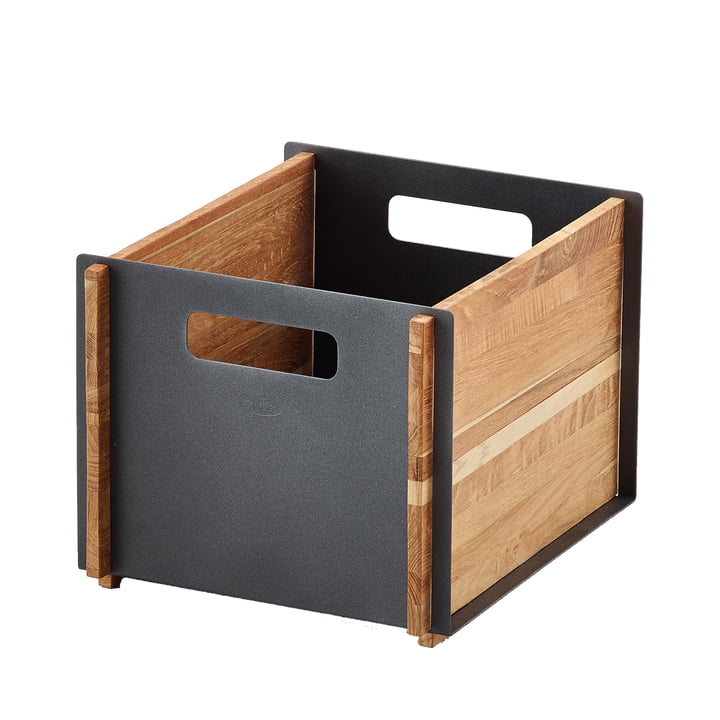 Box Boîte de rangement de Cane-line en teck / gris lave