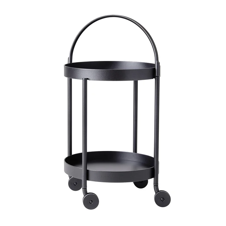 Roll Trolley , lava grey from Cane-line in lava grey