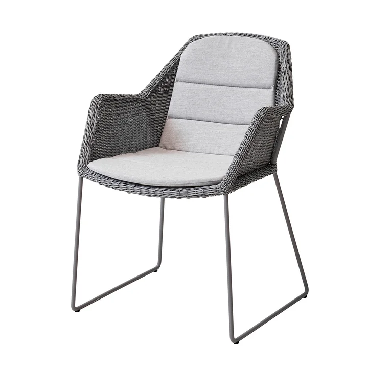 Housse d'assise pour le fauteuil Breeze (5467) de Cane-line en gris clair