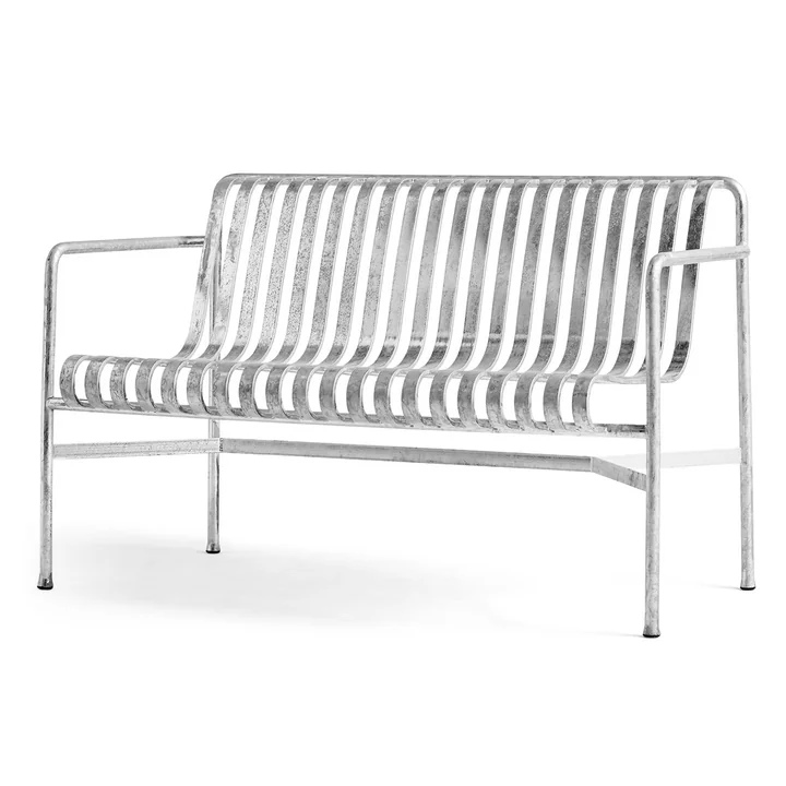 Palissade Dining Bench de HAY en hot galvanised
