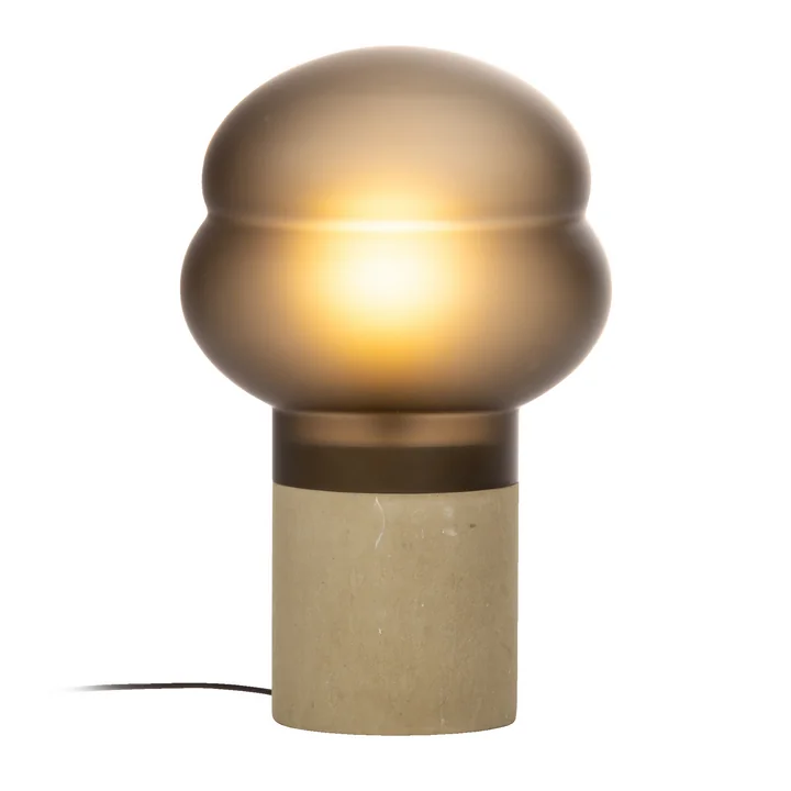 Lampadaire Kumo haut de Pulpo en gris fumée / taupe