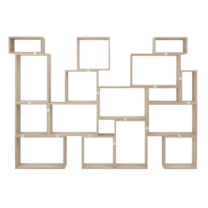 Stacked Système d'étagères de Muuto en bois de chêne