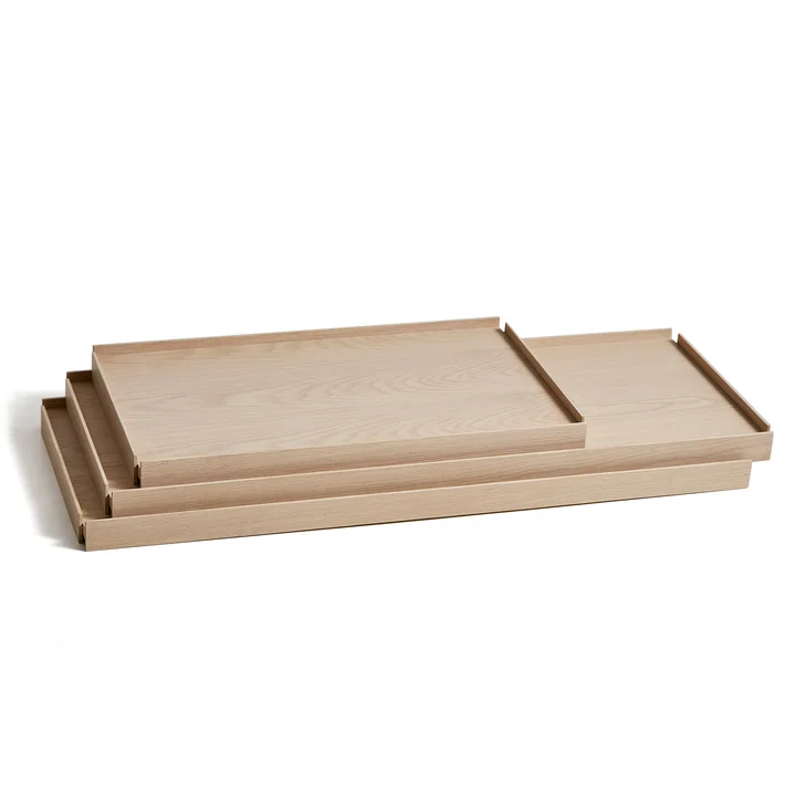 Tray Shelf bas Étagères en chêne naturel de Woud