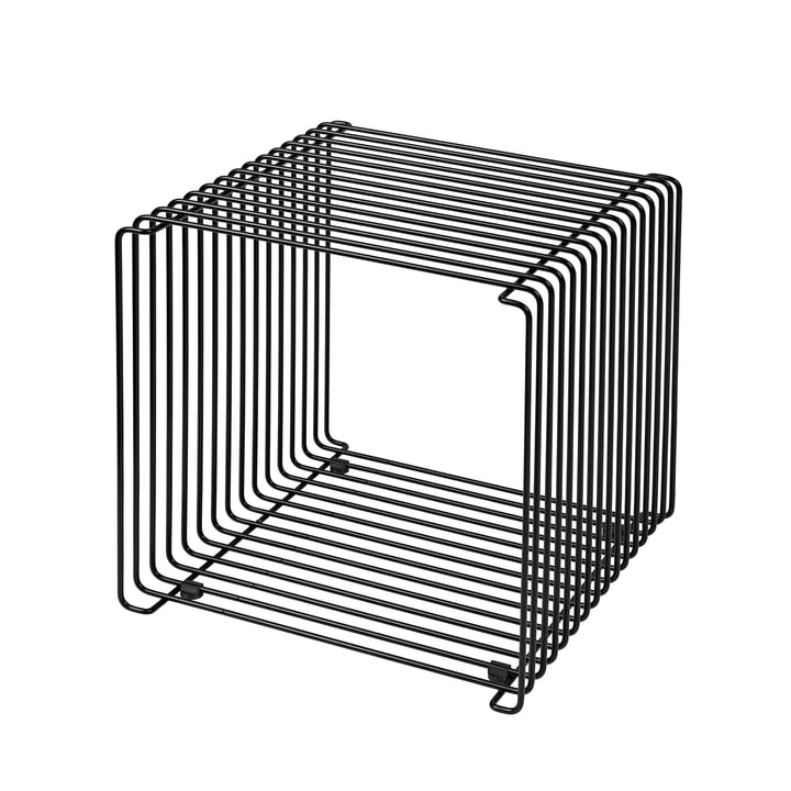 Panton Wire Étagère / table d'appoint 34,8 cm de Montana en noir