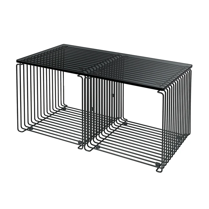 Panton Wire 34,8 cm avec plaque de recouvrement de Montana