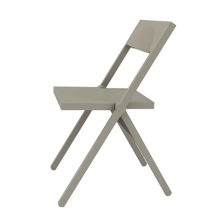 Piana chaise pliante de Alessi en gris