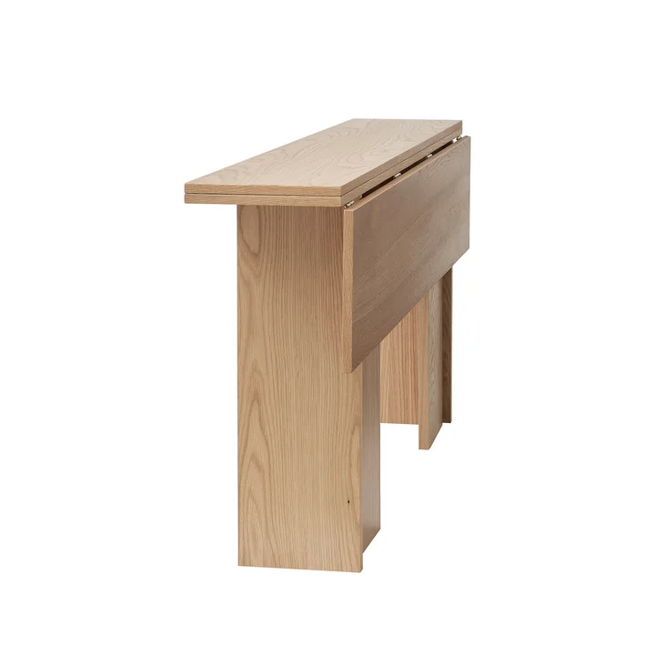 Flip Table, pliable 3 fois en chêne Design House Stockholm - pliage 3