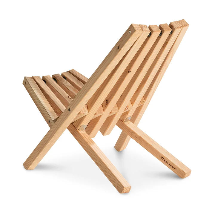 Fieldchair de Weltevree en vue arrière.