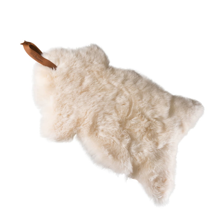 Peau de mouton Manteau de mouton en blanc par Weltevree 