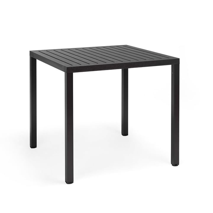 La table Cube 80 en anthracite de Nardi