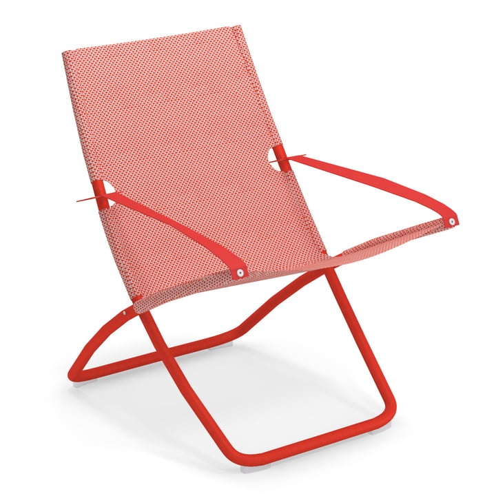 Snooze Chaise longue de Emu en écarlate / rouge