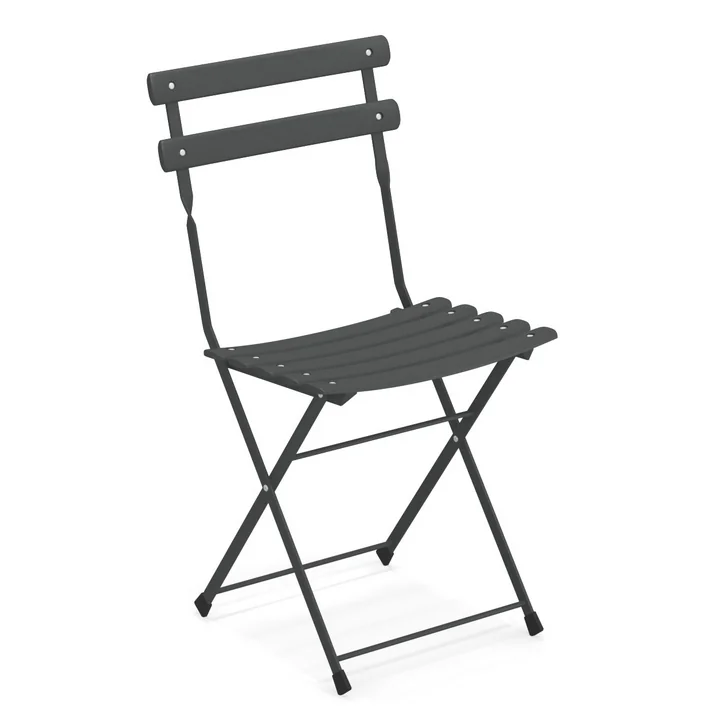 Chaise pliante Arc en Ciel en fer antique par Emu 