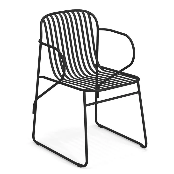 Fauteuil Riviera en noir par Emu 