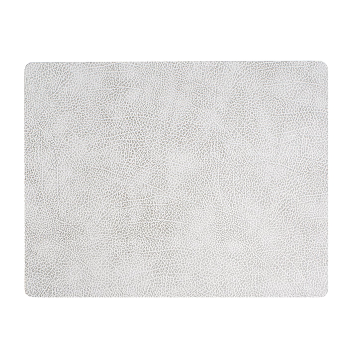 Set de table Square L 35 x 45 cm de LindDNA dans Hippo blanc - gris