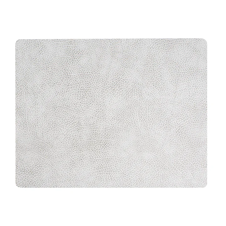 Set de table Square L 35 x 45 cm de Lind DNA dans Hippo blanc - gris