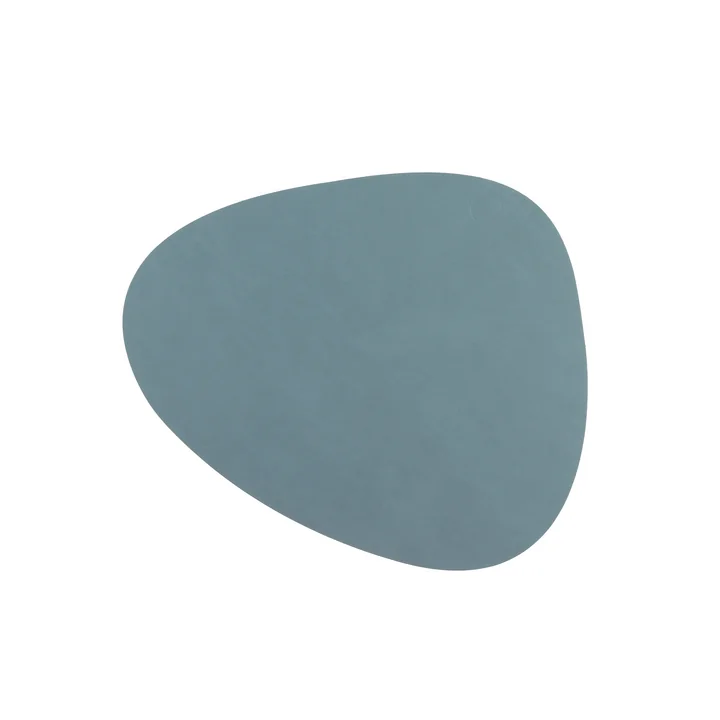 Glasuntersetzer Curve de Lind DNA en Nupo bleu clair