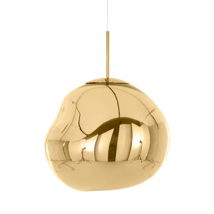 Melt Suspension à LED de Tom Dixon en or