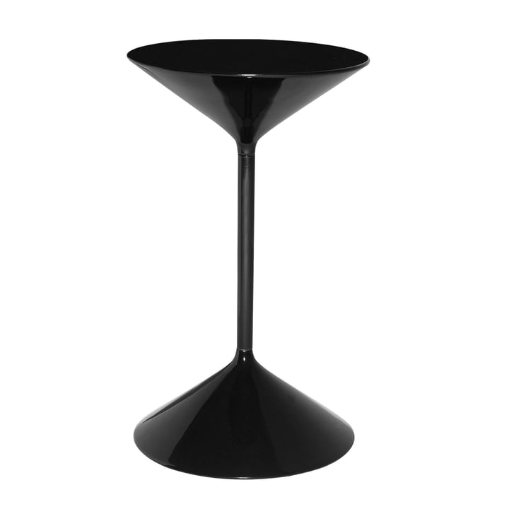 Table d'appoint Tempo H 50 cm de Zanotta en noir