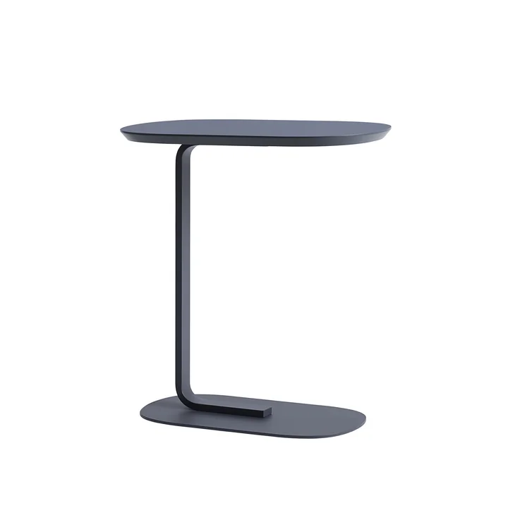 Relate Side Table en bleu-gris de Muuto