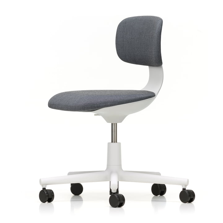 Rookie Chaise de bureau de Vitra en soft grey / Volo 15 gris moyen