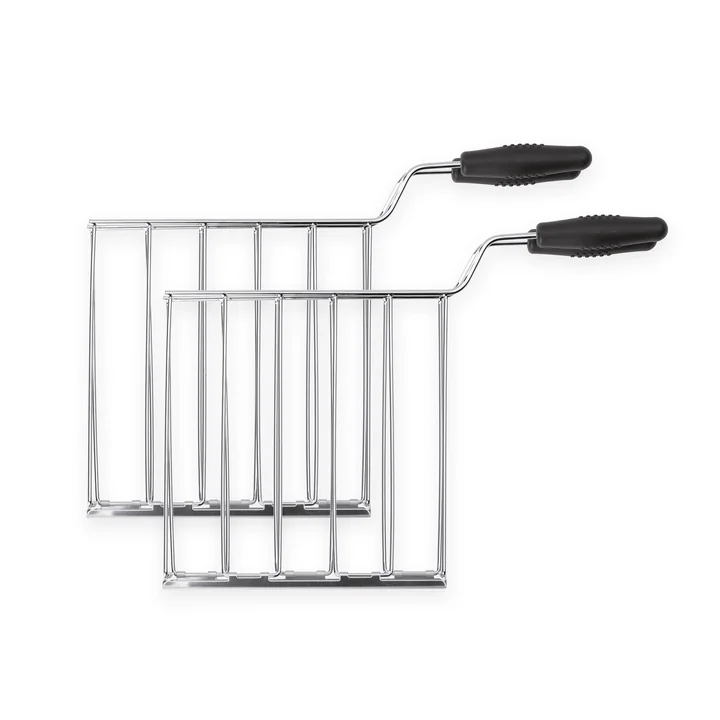 Pince à sandwich pour grille-pain TSF01/TSF03 (lot de 2) de Smeg (acier inoxydable)